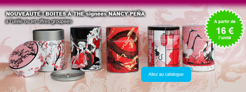 Les boîtes à thé de Nancy Peña