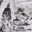 T-shirt Violette noir et blanc de François Amoertti