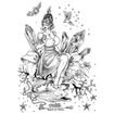T-shirt Violette noir et blanc de François Amoertti