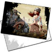 Carte postale La pirate aux zombies illustrée par William Maury