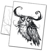 Carte postale le Hibou par Benjamin Basso