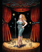 Affiche Burlesque Girrrl numérotée et signée par François Amoretti