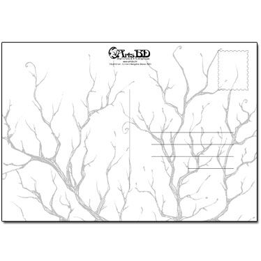 dos de carte le cerf