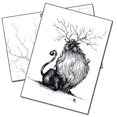 Carte postale Le lion par Benjamin Basso