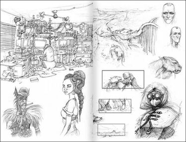 Illustrations carnet de croquis Thierry Ségur