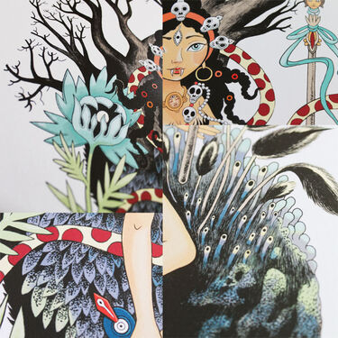 Détails de l'affiche Dakini de Cécile Chicault