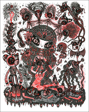 Affiche Engrave Spirit Into The Flesh de Ciou