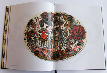 Détail intérieur du artbook de Ciou