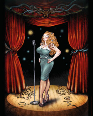 Affiche Burlesque Girrrl numérotée et signée par François Amoretti