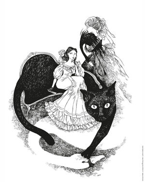 Affiche Le Canapé Chat de Nancy Peña