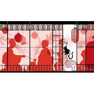 Boîte Le pavillon du thé l'illustration