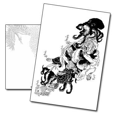 Carte postale La Femme Pieuvre de Nancy Peña