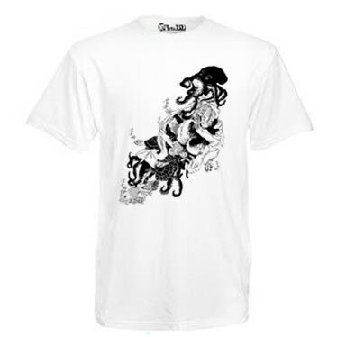 T-Shirt modèle homme La Femme Pieuvre de Nancy Peña