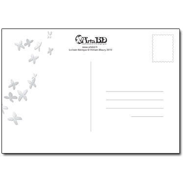 Verso de carte féérique