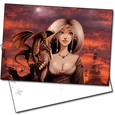 Dragonalicia, une très belle illustration de William Maury