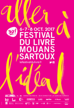 affiche du 30ème festival du livre de Mouans-Sartoux