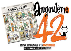 Affiche festival BD Angoulême 2015