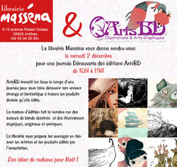 Rendez-vous chez Masséna Antibes à la rencontre d'ArtsBD