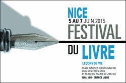 Affiche du festival du livre de Nice 2015