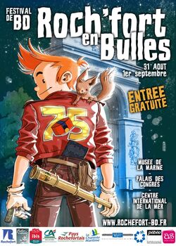 Affiche du Festival de BD de Rochefort