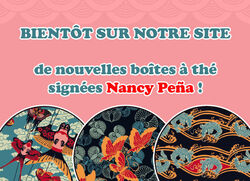 Nouvelles boîtes à thé de Nancy Peña