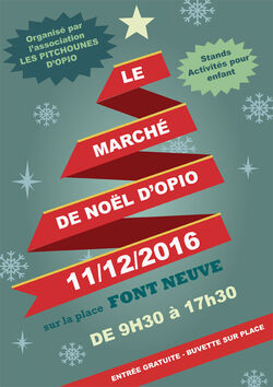 Opio marché de Noël 2016