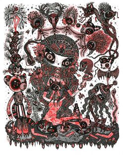 Magnifique affiche Red Nymph de Ciou