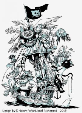 Vue de l'illustration L'île Aux Chats Pirates
