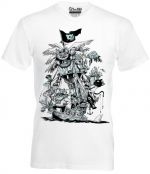 T-Shirt L'île Aux Chats Pirates signé Lionel Richerand modèle homme