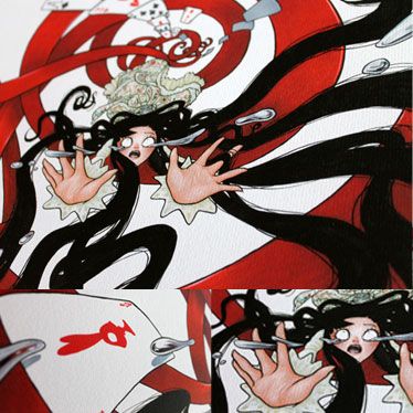 Détail de l'affiche de Sumire aspirée dans la spirale