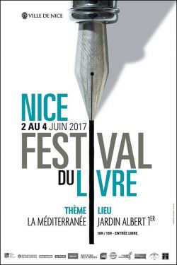 Affiche du festival du livre de Nice 2017